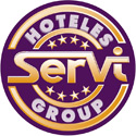 Logo cadena hotelera Servigroup