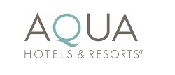 الشعار الخاص بسلسلة فنادق Aqua Hotel & Resorts