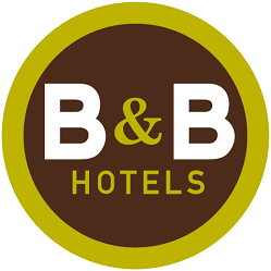 الشعار الخاص بسلسلة فنادق B&B Hotels