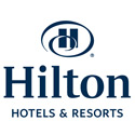Logo cadena hotelera Hilton Hotels & Resorts