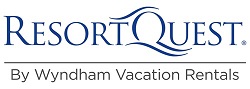 الشعار الخاص بسلسلة فنادق Resort Quest by Wyndham Vacation Rentals