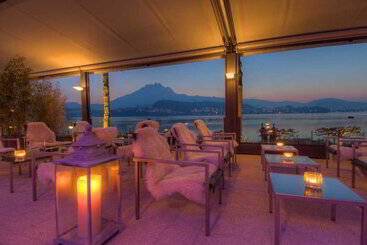 酒店 Hermitage Lake Lucerne   Beach Club & Lifestyle