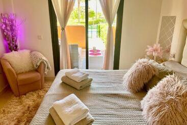 Casares Beach Golf Apartment With Private Garden Direct Pool Access