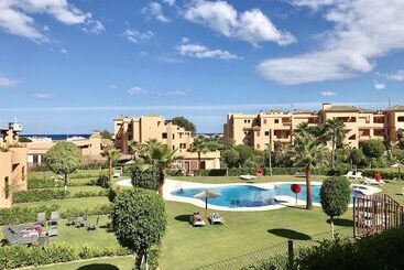 Casares Beach Golf Apartment With Private Garden Direct Pool Access
