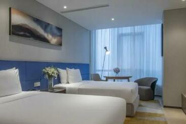 בית מלון כפרי Hangzhou Bedom Apartment Star Avenue