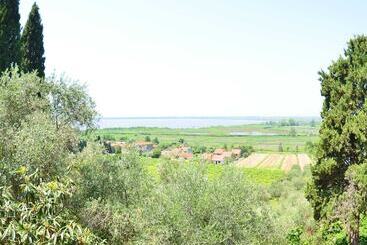 茅舍 House Overlooking The Lake, In A Hilly Position