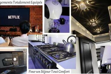 Appart Hotel Glam88 Suites Avec Spa Et Sauna Privatif