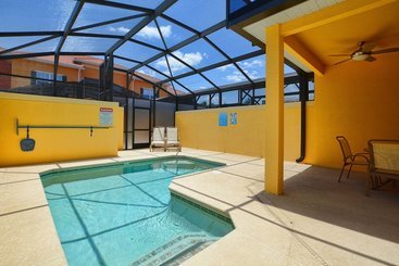 کلبه Paradise Palms 4 Bed Townhome W/splashpool3044pp