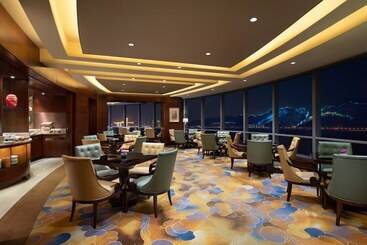 هتل Shangri La Wenzhou A Panoramic View Of The River, Adjacent To Wenzhou International Convention And E