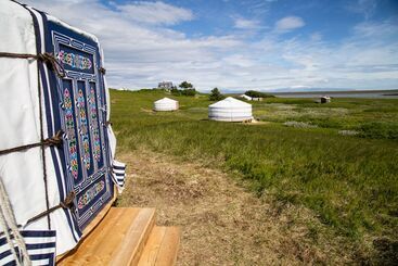 هتل Traustholtshólmi   Yurt Experience On A Private Island