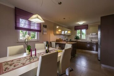 Modern And Luxury House, Situated On A Private Plot With Large Garden And Pool