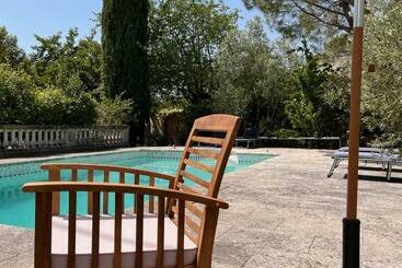 پانسیون Chambre Indépendante Avec Terrasse Privée Et Piscine