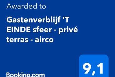 پانسیون Gastenverblijf  T Einde Sfeer   Privé Terras   Airco