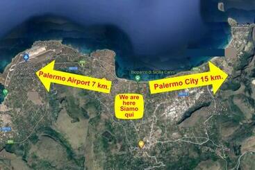 پانسیون Arricàmpati Airport Rooms & Bringo Car Rental
