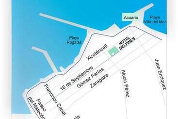 هتل Delfines   A 2 Calles Del Acuario Veracruz