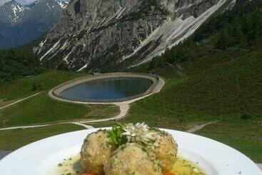 Отель Berggasthaus Edelweisshütte Ladurns
