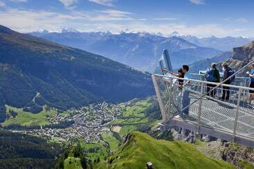 酒店 Quellenhof Leukerbad