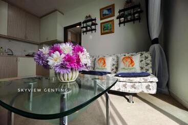 تختخواب و صبحانه 5 6 Pax Family Room Skyview Golden Hills, Genting Highlands