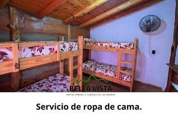 تختخواب و صبحانه Bella Vista Hostel En El Centro & Cabañas En La Montaña