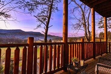 Smoky Sunset Vista W Hottub Pool M View