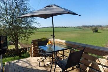 هتل Large Static Motorhome Stunning Countryside Views