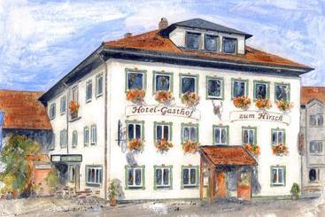 酒店 Blochums Gasthof Hirsch