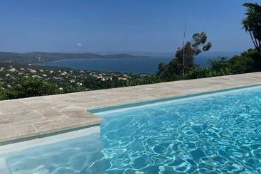 تختخواب و صبحانه Villa Cacharelle Vue Mer Piscine