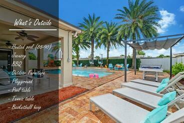 Oasis With Pool Spa Games 5br L21
