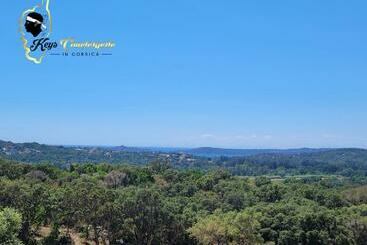 Casa Balancinu Vue Panoramique Sur Montagne Et Mer Piscine Privée