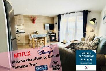 관광객 아파트 Lou Castelou   T3 Cosy   Chromecast Tv