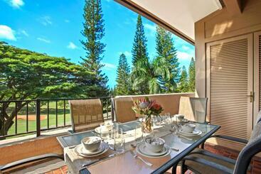 Kbm Resorts: Kapalua Golf Villa Kgv 14v3 Xtra Large Corner Unit Golf Views Includes Rental Car