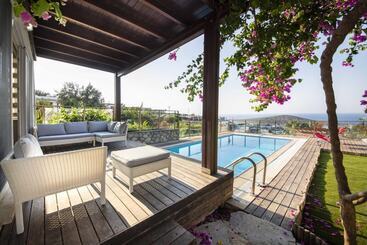 House With Amazing Sea View And Pool In Gumusluk