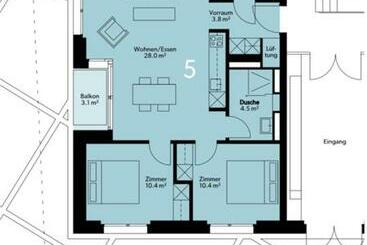 Modern, Gemütlich & Zentral   3.5 Zimmerwohnung