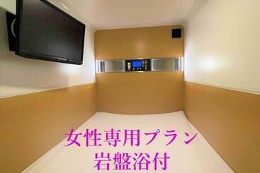 هتل Women Only Capsule Room, Sauna, Gym, Bedrock Bath, Comics Plan Minami Tachikawa Minamiguchi Vacati