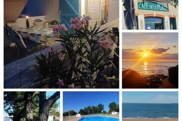 游客公寓 Rose Cottage, Vendée Globe , Parc Privé