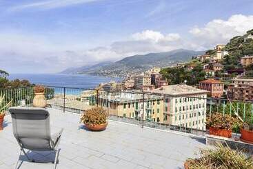 Stunning Sea View Apartment With Terrace In Camogli By Wonderful Italy