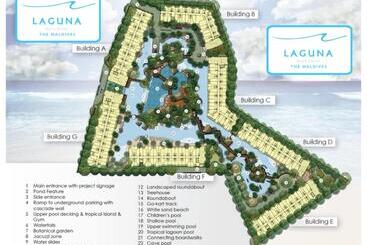 Laguna Beach Condo Resort 3 Maldives Pattaya Pool View ลากูน่า บีช คอนโด รีสอร์ต 3 พัทยา
