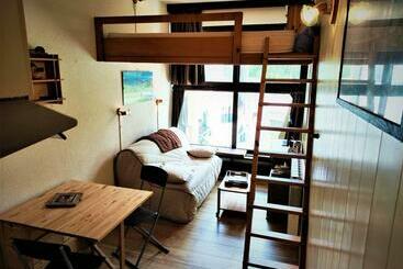 游客公寓 Studio Mezzanine Rénové, Accès Direct Aux Pistes, Parking Et Internet Inclus, Isola 2000   Fr 1 292
