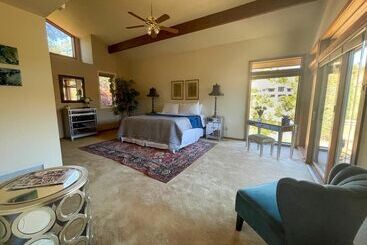 3 Acre Private Designer Villa Borders Forest Forever Views!