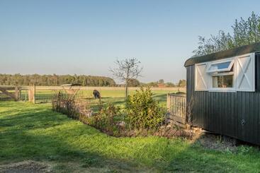צימר Pipowagen Lidewei Groningen Westerwolde Unieke Ligging Met Eigen Tuin En Vrij Uitzicht Over Veld Naa