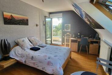 تختخواب و صبحانه 2 Belles Chambres Avec Balcon Sdb Et Wc Privatifs