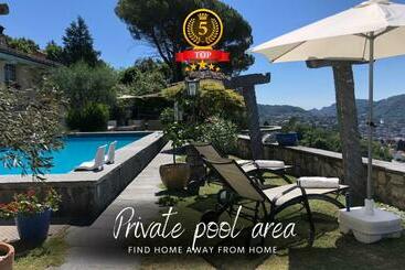 펜션 Suite Room With Private Pool Area, Near Como Lake, Private Parking I Villa Dei Leoni