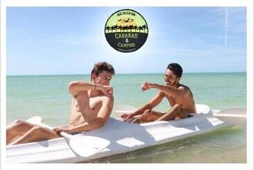 هتل Cabañas Camping Ria Celestun
