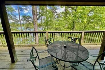 Lake View Two Bedroom, Two Bath Log Sided Cottage With Private Hot Tub Overlooking Lake Ouachita. By