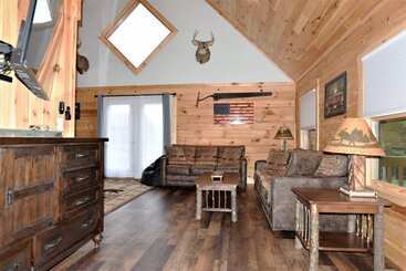 Сельский дом Back Lake Lodges Moose Tracks Cabin