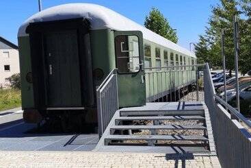 پانسیون übernachtung Im Nostalgischen Bahnwaggon