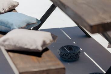 پانسیون Sea View Studio With A Barbecue Area On The Terrace Of The Building A Smart Tv