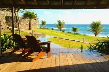 استراحتگاه Pagua Bay House Oceanfront Cabanas