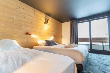 هتل Hôtel Le Cristal Lodge   Terresens