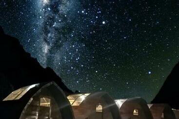 هتل کپسول Soraypampa Hostel Cabañas En Laguna Humantay Y Salkantay Trek Hike On Your Own